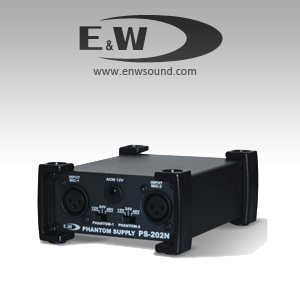 [E&amp;W 정품 PS-202N]2채널 팸텀파워 공급기/PS202N/당일배송 