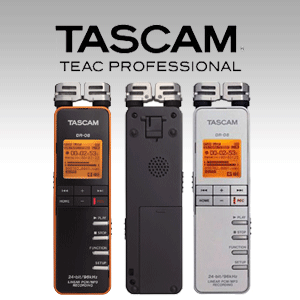[TASCAM 정품 DR-08]전문가용 녹음기/마이크 내장/로우컷필터 내장/디지털 레코더/뉴스 기자/DR08/당일배송
