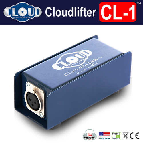 [Cloudlifter CL-1] Cloud 리프터 25dB 증폭기 CL-1/사운드 변형 ZERO, 맑고 깨끗한 음원제공/마이크프리/마이크앰프/홈레코딩/스튜디오/콘덴서/다이나믹/드럼/기타/클라우드 마이크/당일배송